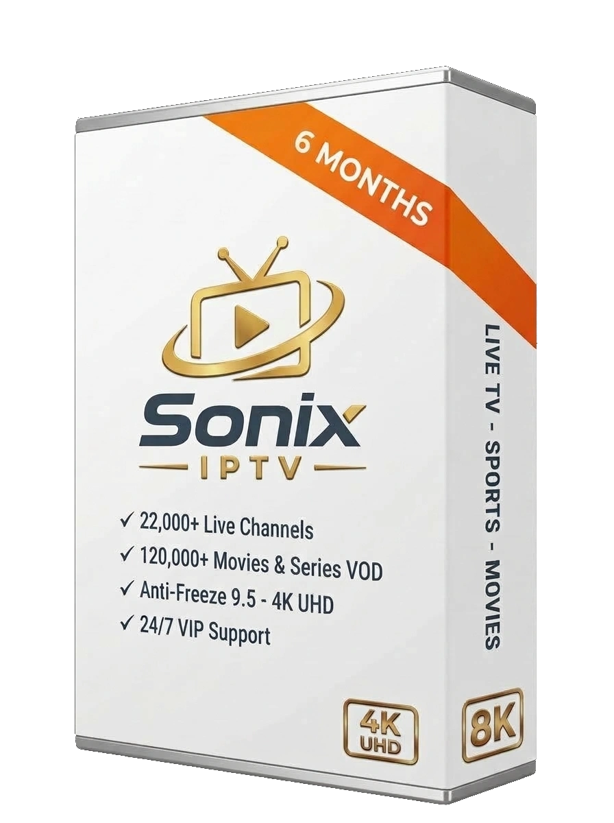Sonix IPTV 6 MONTHS 3D Package Box